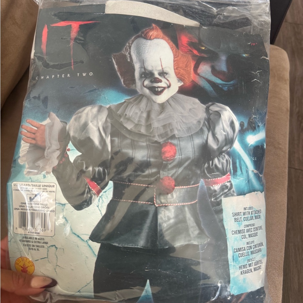 Pennywise Costume with Red Accents